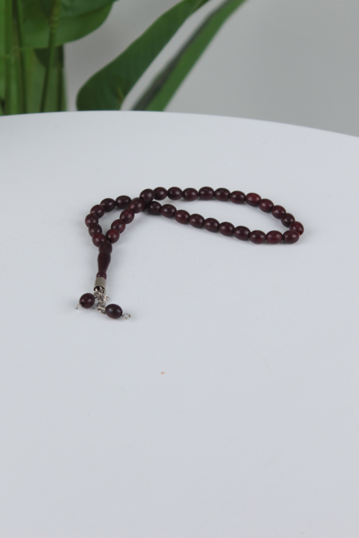 6 mm 4 Parmak 33’lü Namaz Tesbihi – 10’lu Ekonomik Deste, Çocuk ve Yetişkinler İçin Uygun Hac ve Umre Hediyeliği-1