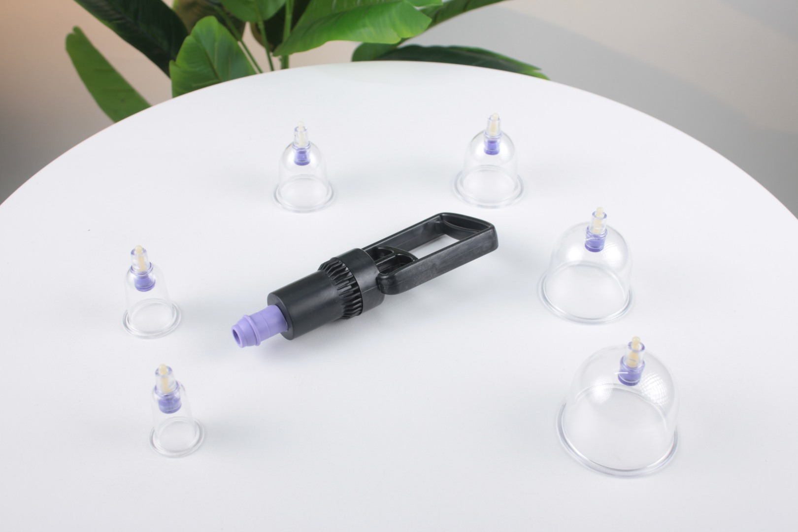 Hacamax 6’lı Hacamat Seti – Ergonomik Vakum Pompalı ve Yüksek Dayanımlı Şeffaf Kupa Takımı