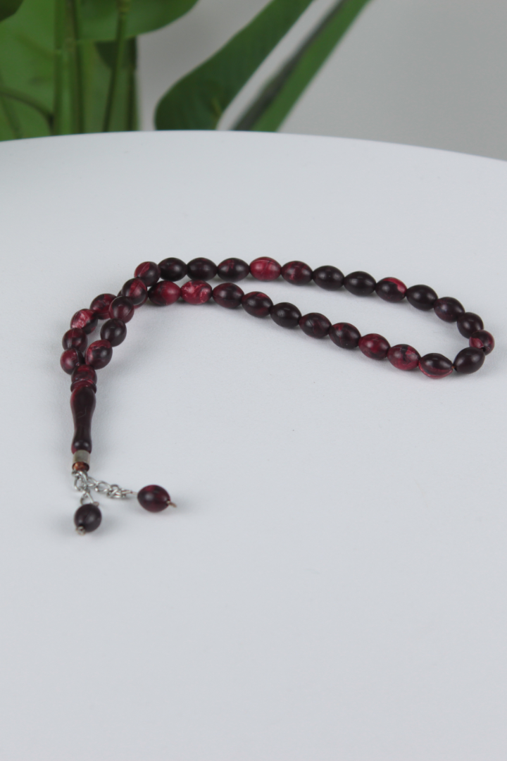 6 mm 4 Parmak 33’lü Namaz Tesbihi – 10’lu Ekonomik Deste, Çocuk ve Yetişkinler İçin Uygun Hac ve Umre Hediyeliği-5