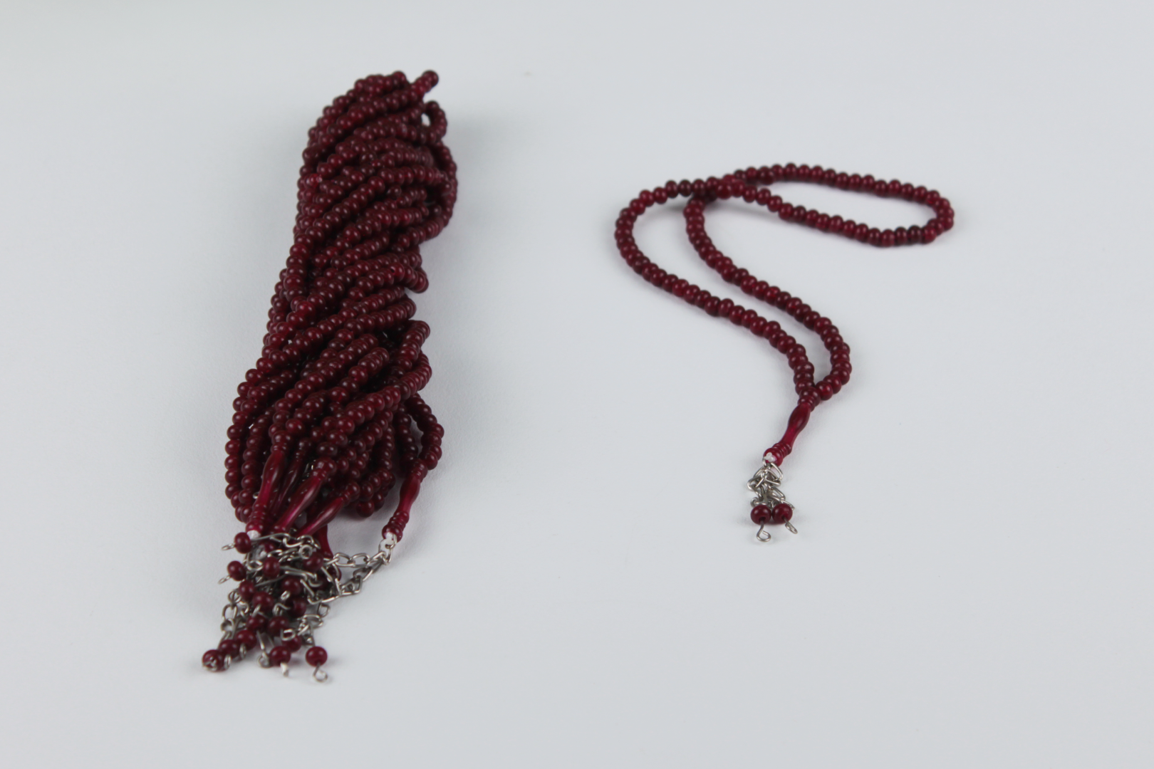 Bordo 4 mm 99’lu Küçük Boy Namaz Tesbihi – 10’lu Ekonomik Deste, Hafif ve Dayanıklı Hediyelik Zikir Tesbih Seti