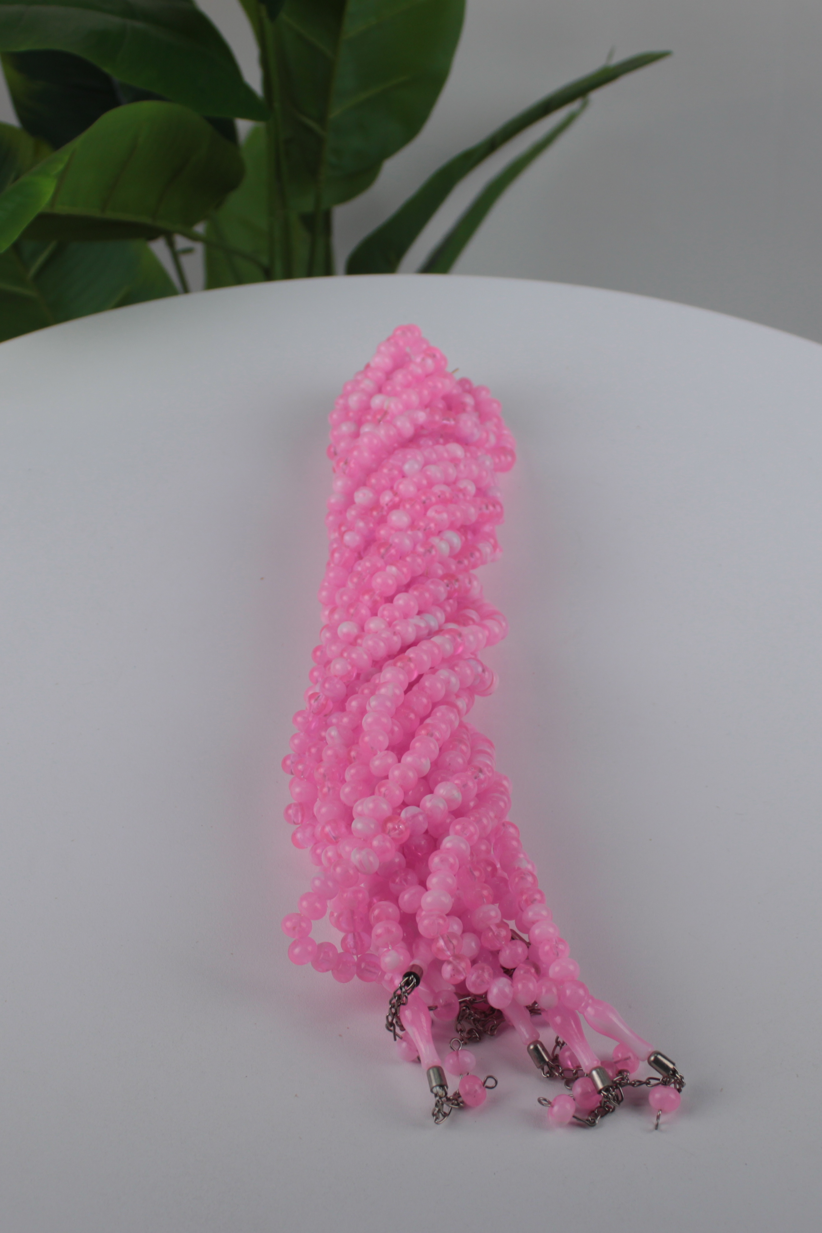 Pembe 1. Sınıf 10 mm Mono Tespih – 10’lu Ekonomik Deste
