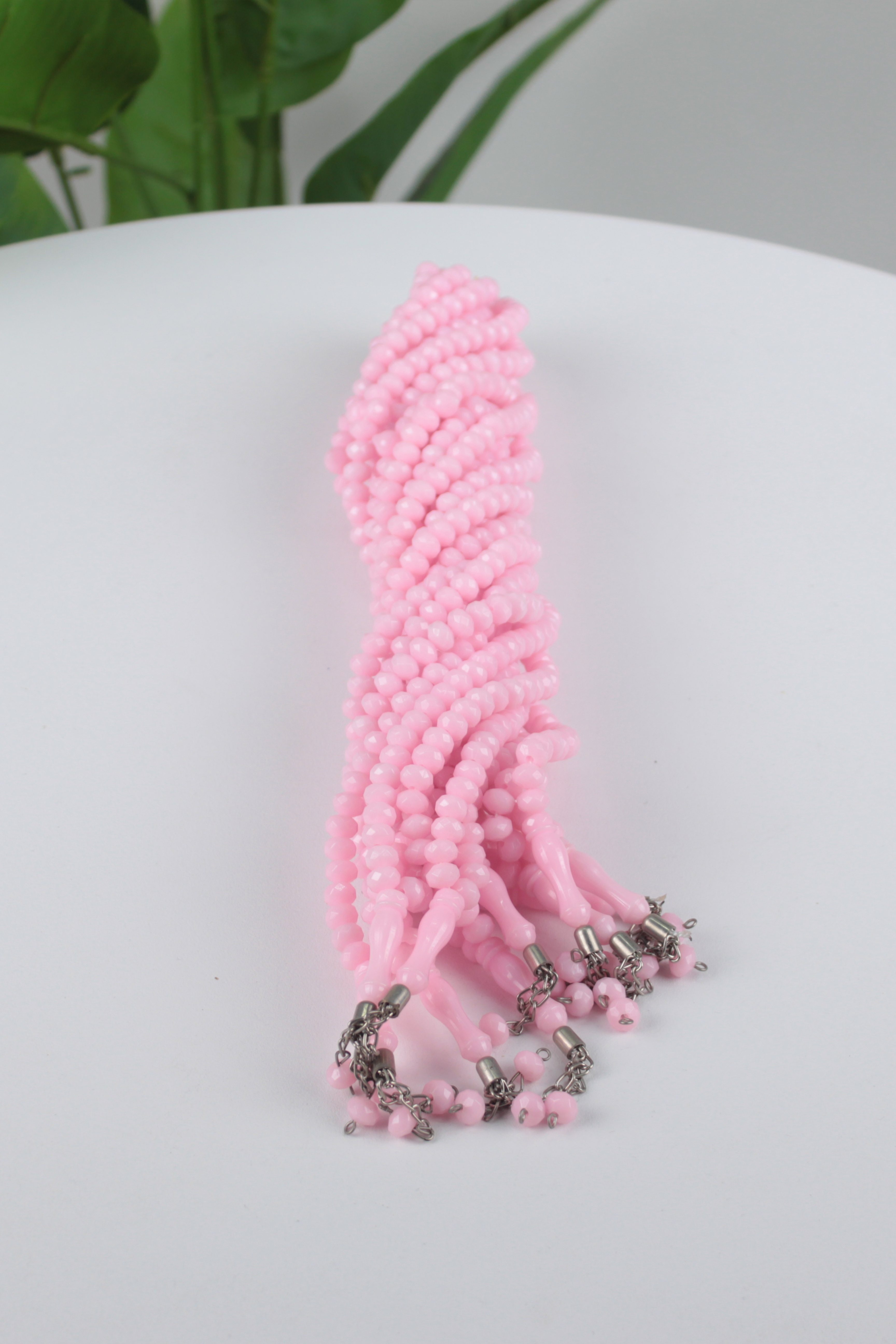 Pembe 1. Sınıf Kesme 8 mm Tespih – 10’lu Ekonomik Deste