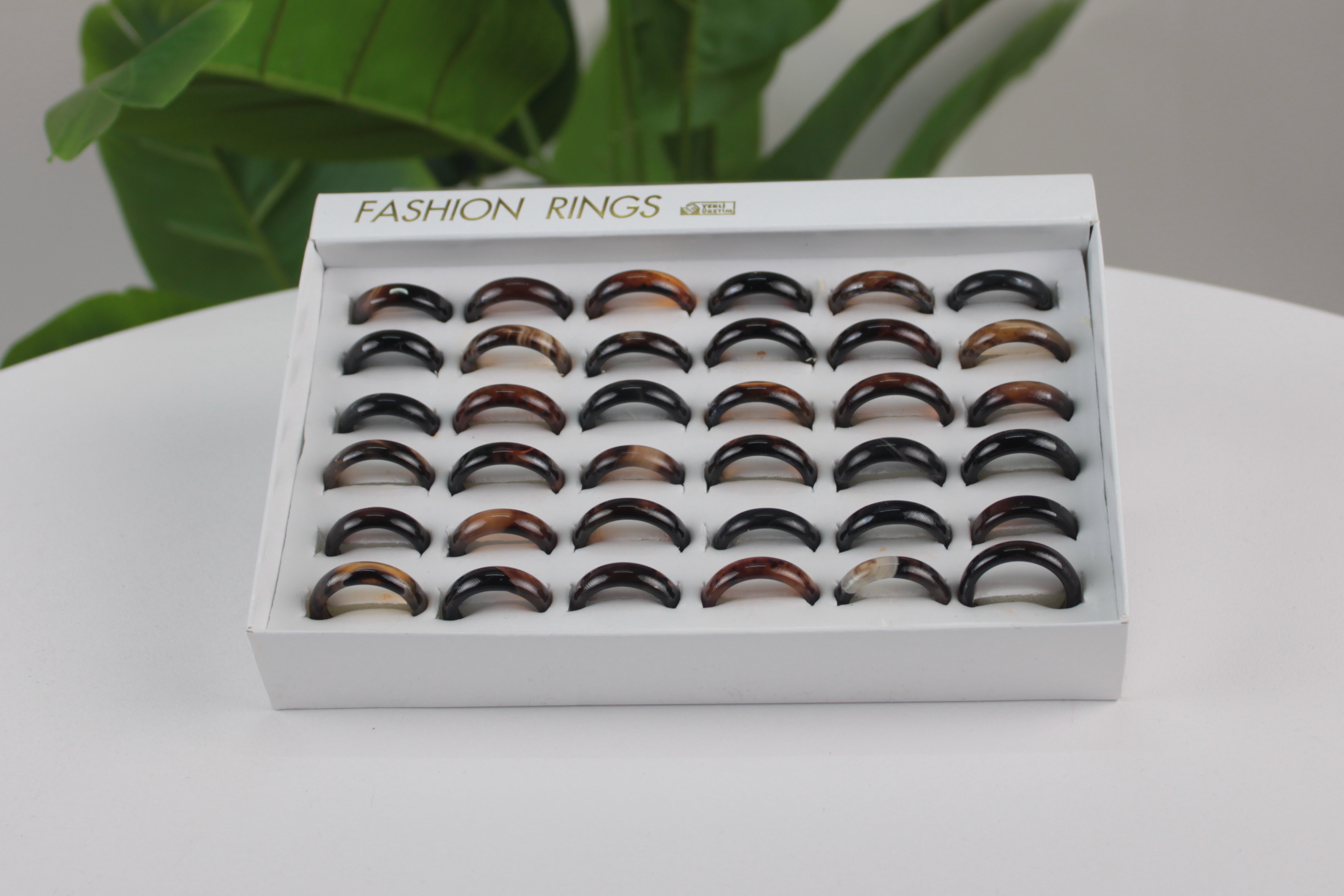Doğal Akik Yüzük Karışık Beden Set – 36’lı paket-3