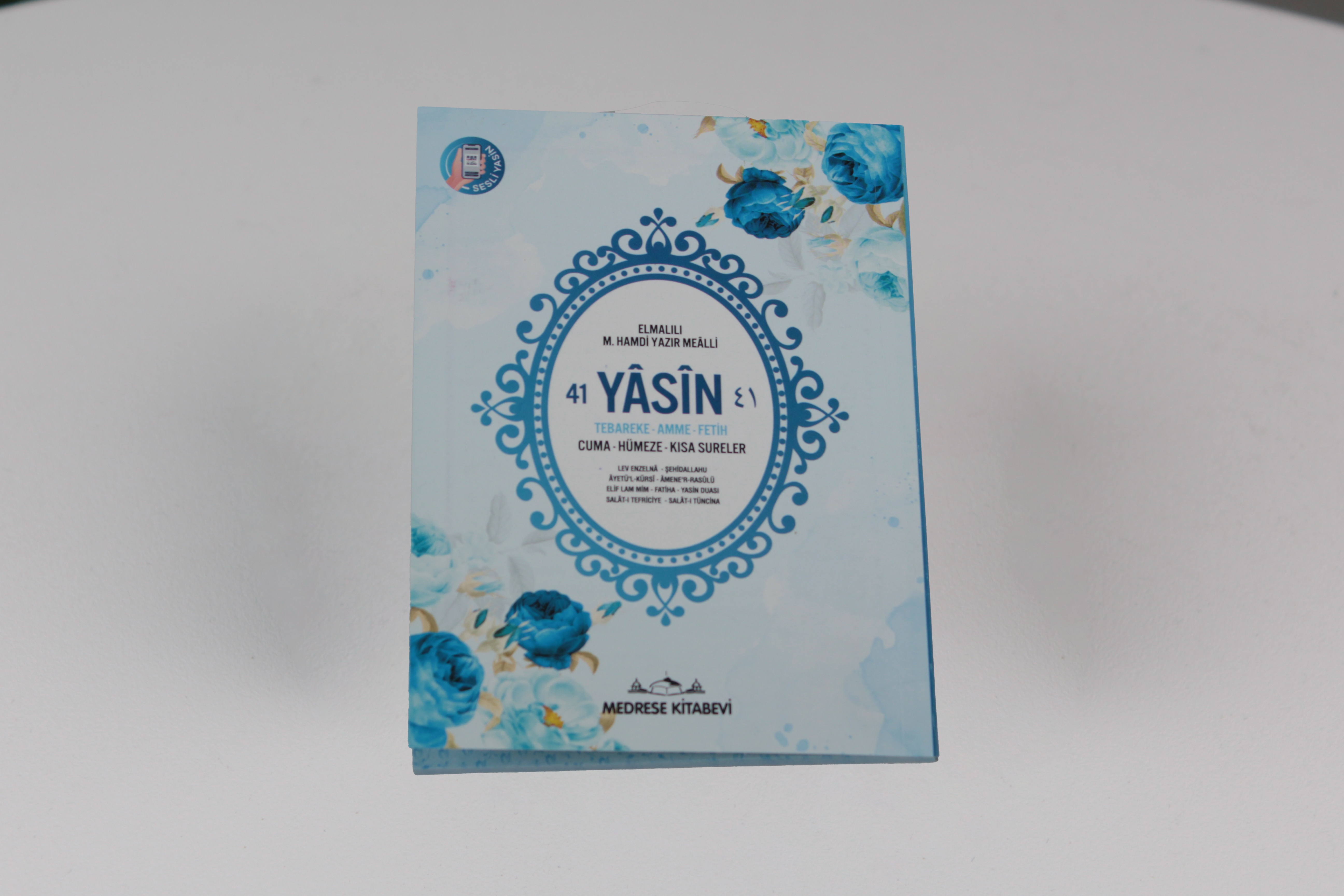 10 Adet Mavi 80 Sayfa Karton Kapak Yasin-i Şerif – Çanta Boy, Türkçe Okunuşlu, Mealli ve Arapça Metinli Ekonomik Mevlit Kitabı