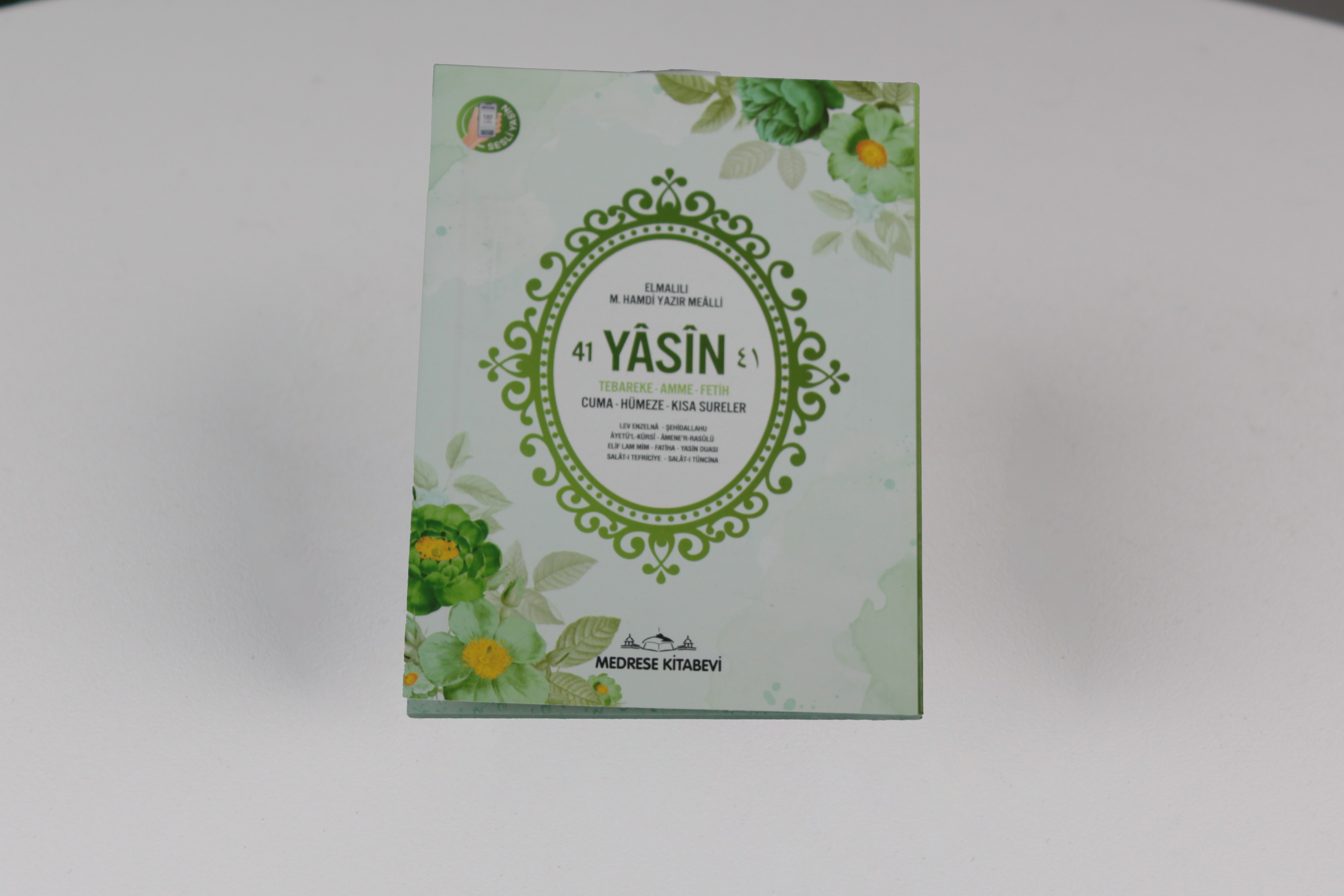 10 Adet Yeşil 80 Sayfa Karton Kapak Yasin-i Şerif – Çanta Boy, Türkçe Okunuşlu, Mealli ve Arapça Metinli Ekonomik Mevlit Kitabı